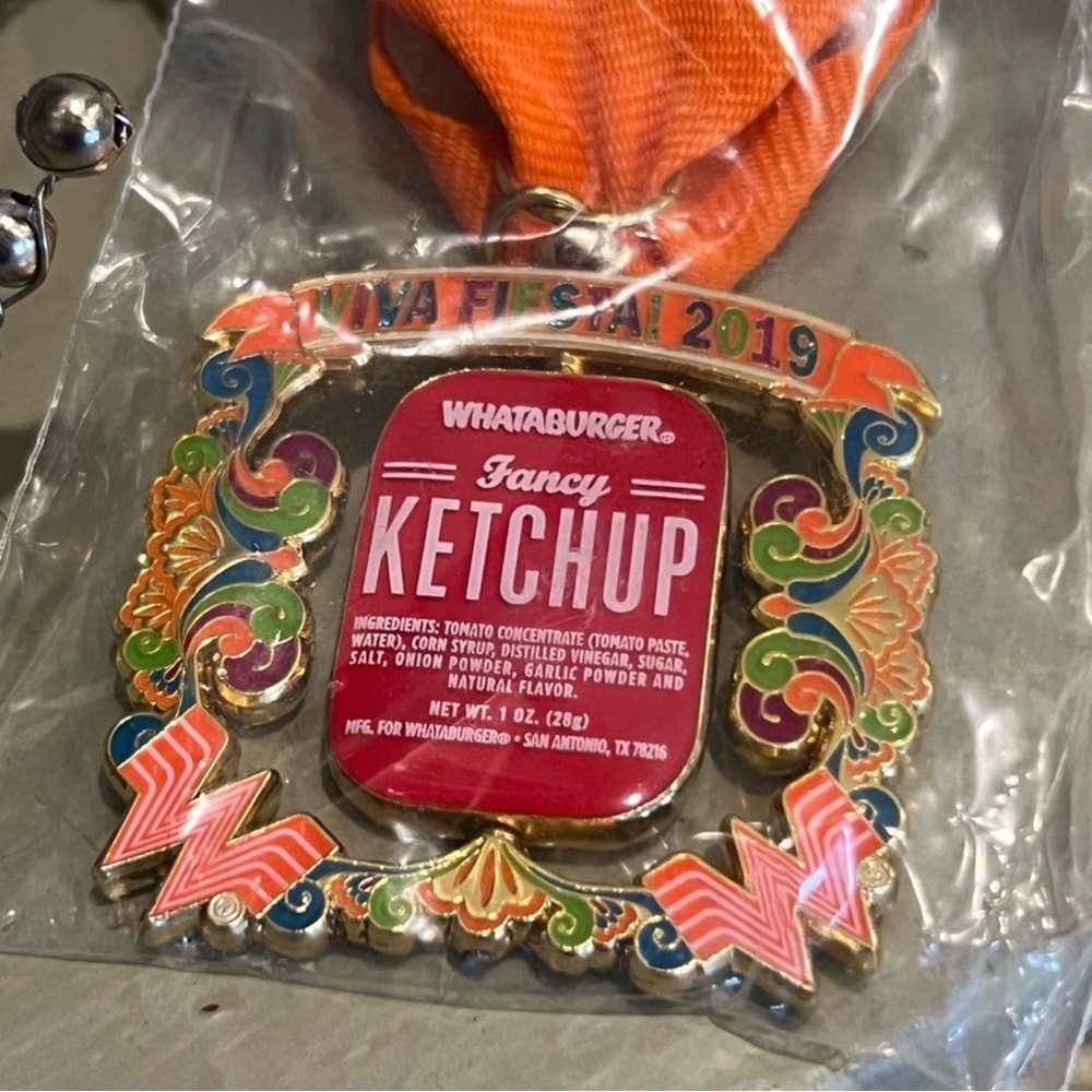 Whataburger 2019 Orange Fancy Ketchup Fiesta Medal